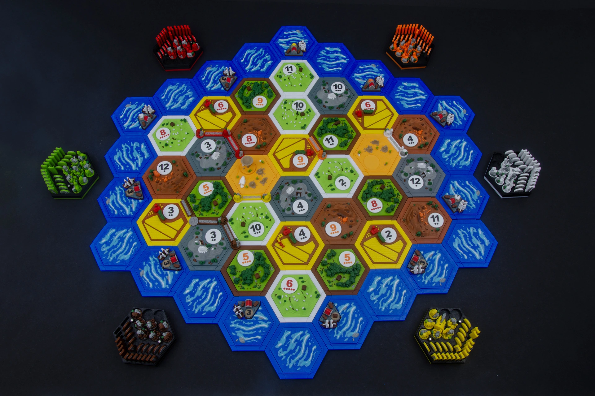 Basic 3D Base Game Upgrade Set — 3–6 Players