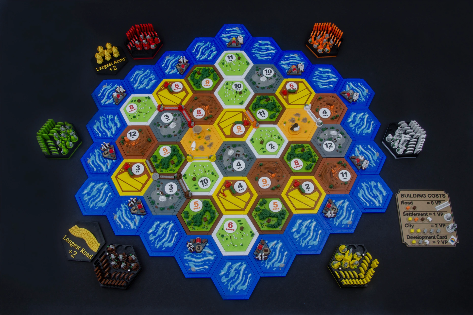 Deluxe 3D Base Game Upgrade Set — 3–6 Players